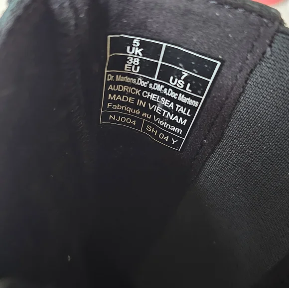 DR MARTENS - AUDRICK TALL CHELSEA - UK 5 / US 7 - NEVER WORN - Picture 8 of 8